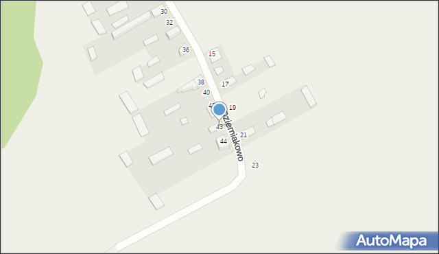 Dzierniakowo, Dzierniakowo, 43, mapa Dzierniakowo