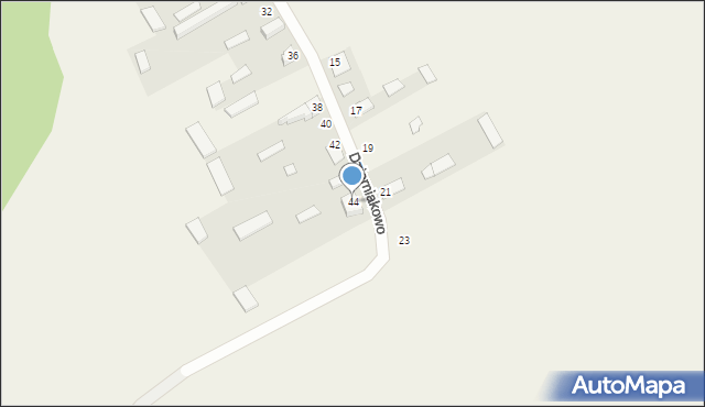 Dzierniakowo, Dzierniakowo, 44, mapa Dzierniakowo