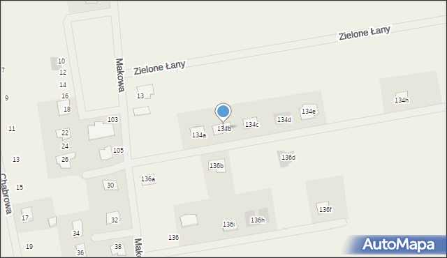 Dzierzążenko, Dzierzążenko, 134b, mapa Dzierzążenko