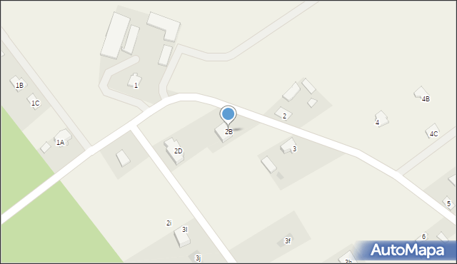 Dzierzązna, Dzierzązna, 2B, mapa Dzierzązna