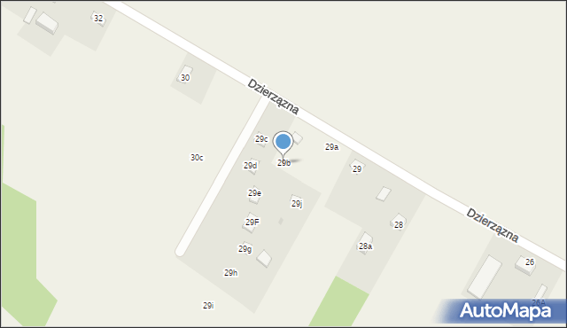 Dzierzązna, Dzierzązna, 29b, mapa Dzierzązna