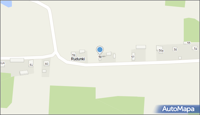 Dzierzbin, Dzierzbin, 58, mapa Dzierzbin