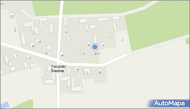 Dzierzby Szlacheckie, Dzierzby Szlacheckie, 6, mapa Dzierzby Szlacheckie