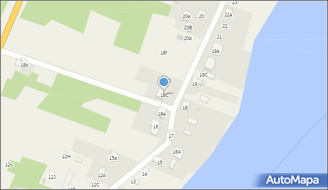 Dzierżenin, Dzierżenin, 18C, mapa Dzierżenin