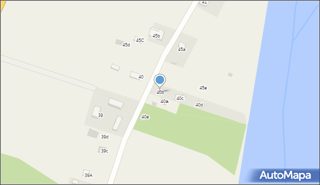 Dzierżenin, Dzierżenin, 40b, mapa Dzierżenin