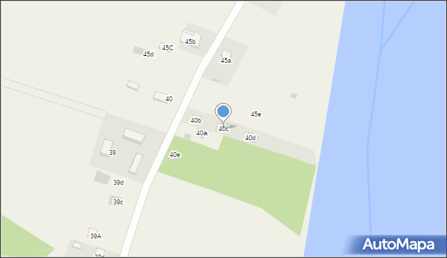 Dzierżenin, Dzierżenin, 40c, mapa Dzierżenin