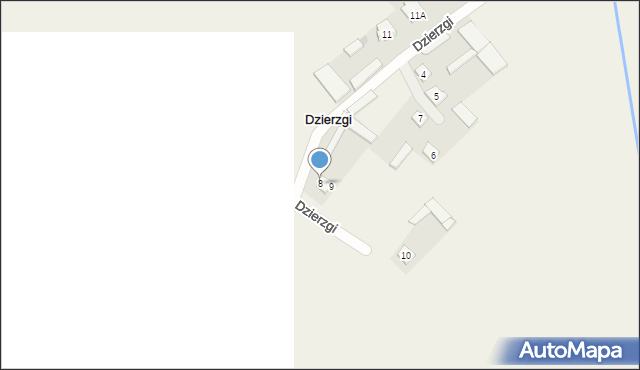 Dzierzgi, Dzierzgi, 8, mapa Dzierzgi