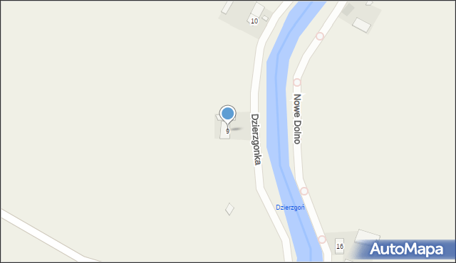 Dzierzgonka, Dzierzgonka, 9, mapa Dzierzgonka