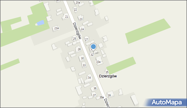 Dzierzgów, Dzierzgów, 32a, mapa Dzierzgów