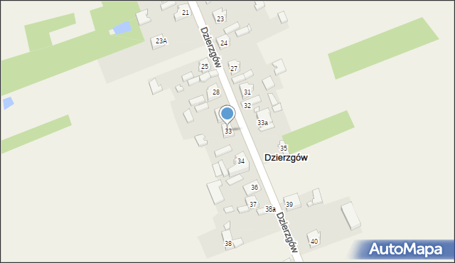 Dzierzgów, Dzierzgów, 33, mapa Dzierzgów