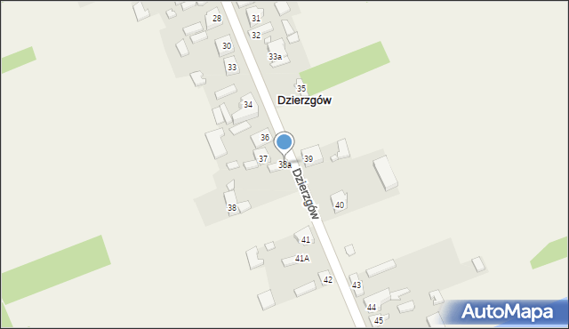 Dzierzgów, Dzierzgów, 38a, mapa Dzierzgów