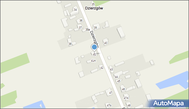 Dzierzgów, Dzierzgów, 41, mapa Dzierzgów