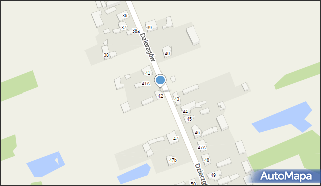 Dzierzgów, Dzierzgów, 42A, mapa Dzierzgów