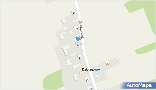 Dzierzgówek, Dzierzgówek, 47, mapa Dzierzgówek