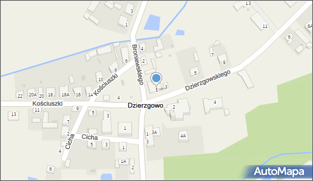 Dzierzgowo, Dzierzgowskiego Mikołaja, ks. prym., 1, mapa Dzierzgowo