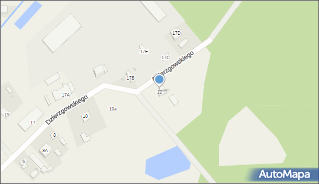 Dzierzgowo, Dzierzgowskiego Mikołaja, ks. prym., 12, mapa Dzierzgowo