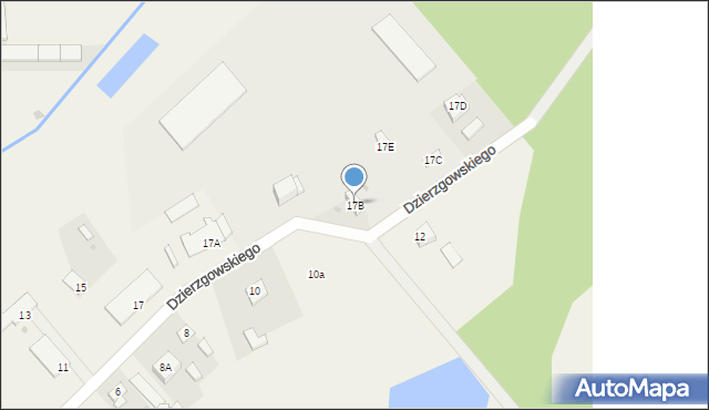 Dzierzgowo, Dzierzgowskiego Mikołaja, ks. prym., 17B, mapa Dzierzgowo