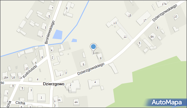 Dzierzgowo, Dzierzgowskiego Mikołaja, ks. prym., 7, mapa Dzierzgowo