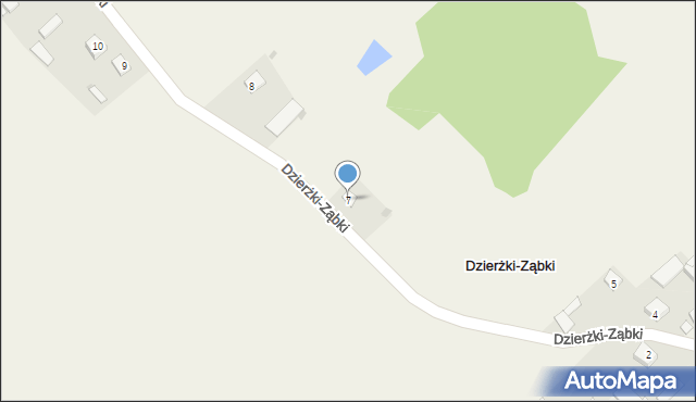 Dzierżki-Ząbki, Dzierżki-Ząbki, 7, mapa Dzierżki-Ząbki