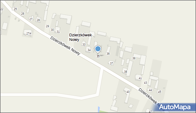 Dzierzkówek Nowy, Dzierzkówek Nowy, 35, mapa Dzierzkówek Nowy
