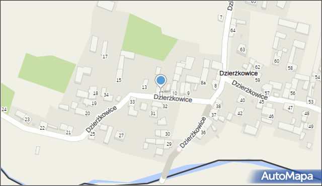 Dzierżkowice, Dzierżkowice, 12, mapa Dzierżkowice