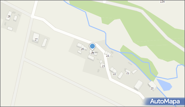 Dzierżkowice, Dzierżkowice, 25, mapa Dzierżkowice