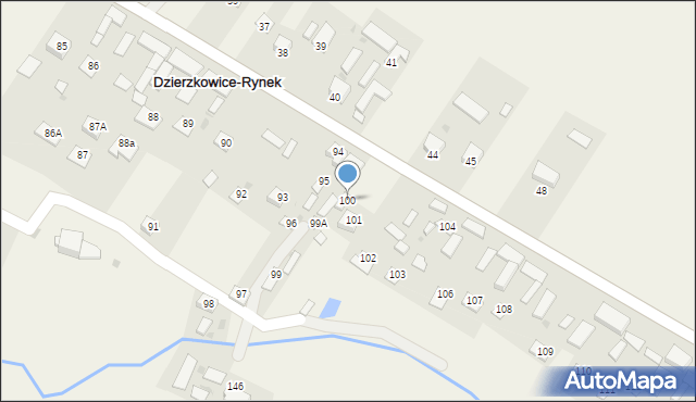 Dzierzkowice-Rynek, Dzierzkowice-Rynek, 100, mapa Dzierzkowice-Rynek