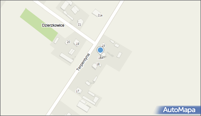 Dzierzkowice-Rynek, Dzierzkowice-Rynek, 18A, mapa Dzierzkowice-Rynek