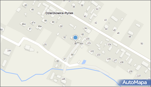 Dzierzkowice-Rynek, Dzierzkowice-Rynek, 96, mapa Dzierzkowice-Rynek