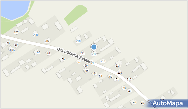 Dzierzkowice-Wola, Dzierzkowice-Wola, 212, mapa Dzierzkowice-Wola