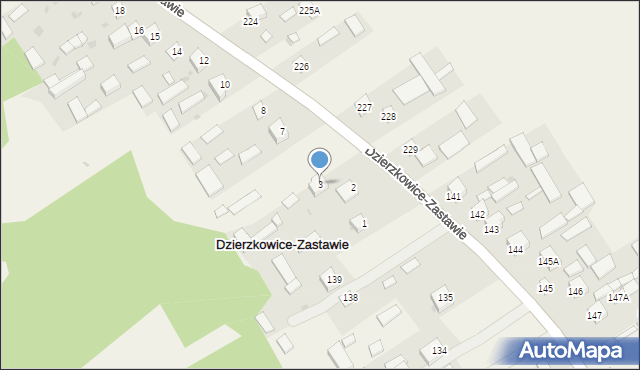 Dzierzkowice-Wola, Dzierzkowice-Wola, 3, mapa Dzierzkowice-Wola