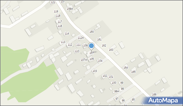 Dzierzkowice-Zastawie, Dzierzkowice-Zastawie, 107, mapa Dzierzkowice-Zastawie