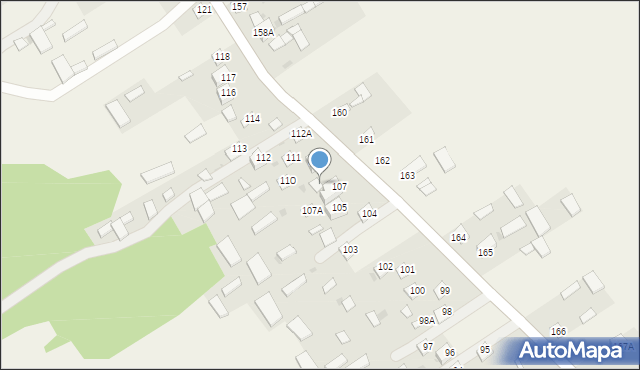 Dzierzkowice-Zastawie, Dzierzkowice-Zastawie, 108, mapa Dzierzkowice-Zastawie