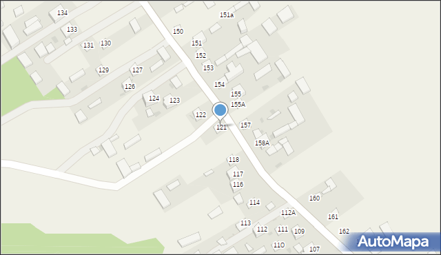 Dzierzkowice-Zastawie, Dzierzkowice-Zastawie, 121, mapa Dzierzkowice-Zastawie