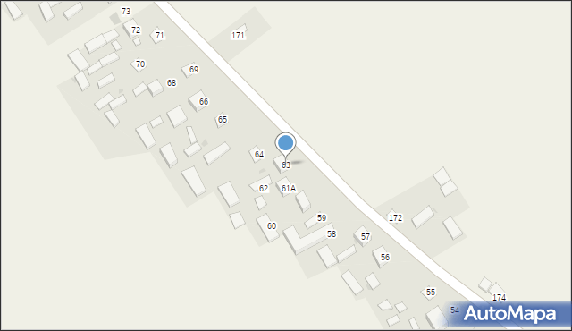 Dzierzkowice-Zastawie, Dzierzkowice-Zastawie, 63, mapa Dzierzkowice-Zastawie