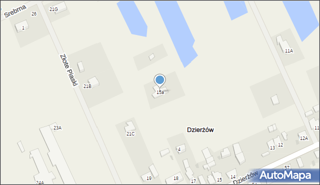 Dzierżów, Dzierżów, 15a, mapa Dzierżów