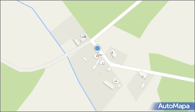 Dzieszkowo, Dzieszkowo, 13, mapa Dzieszkowo