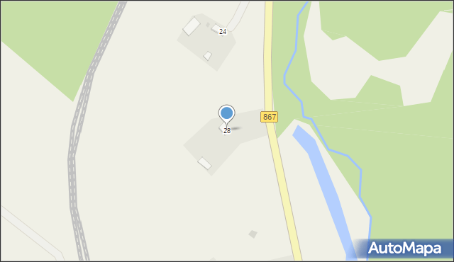 Dziewięcierz, Dziewięcierz, 28, mapa Dziewięcierz