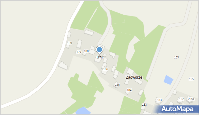 Dzikowiec, Dzikowiec, 187a, mapa Dzikowiec