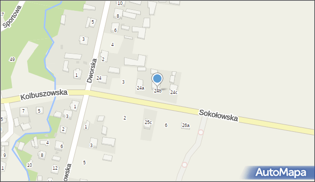 Dzikowiec, Dzikowiec, 24b, mapa Dzikowiec