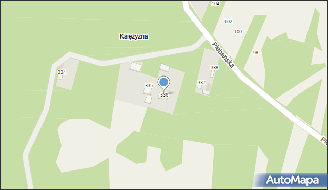 Dzikowiec, Dzikowiec, 336, mapa Dzikowiec