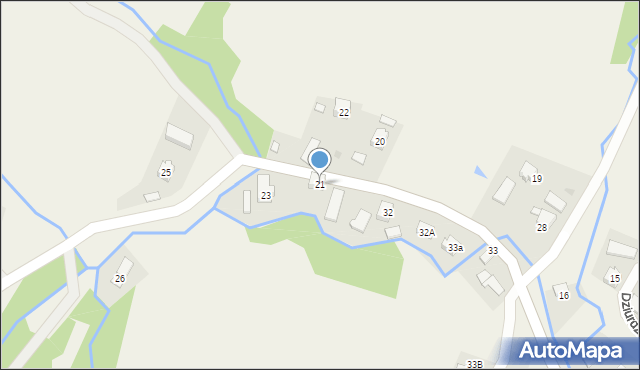 Dziurdziów, Dziurdziów, 21, mapa Dziurdziów