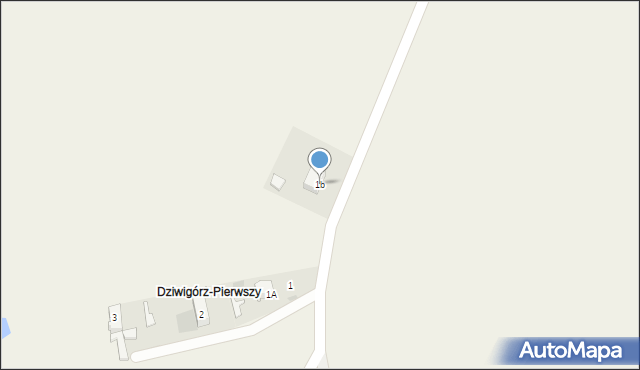 Dziwigórz, Dziwigórz, 1b, mapa Dziwigórz