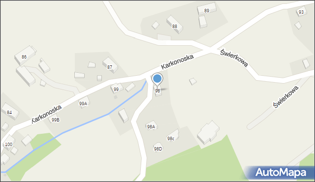 Dziwiszów, Dziwiszów, 98, mapa Dziwiszów