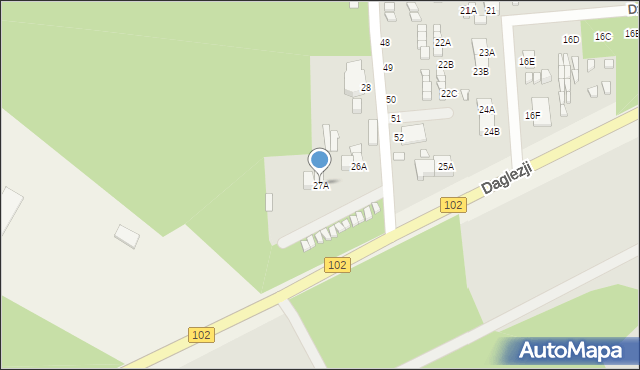 Dziwnów, Dziwna, 27A, mapa Dziwnów