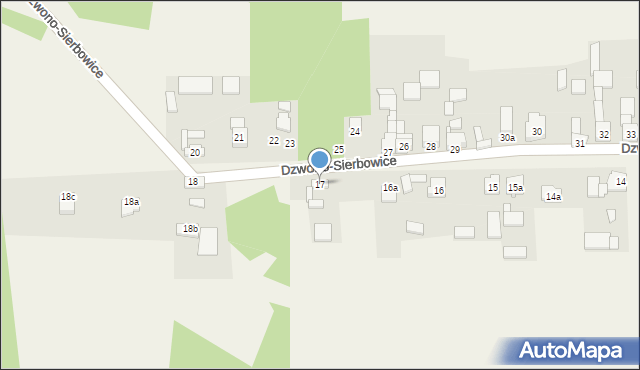 Dzwono-Sierbowice, Dzwono-Sierbowice, 17, mapa Dzwono-Sierbowice
