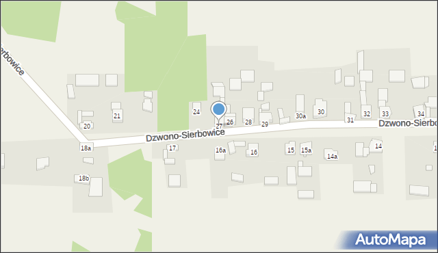 Dzwono-Sierbowice, Dzwono-Sierbowice, 27, mapa Dzwono-Sierbowice