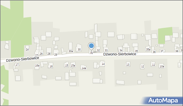 Dzwono-Sierbowice, Dzwono-Sierbowice, 31, mapa Dzwono-Sierbowice