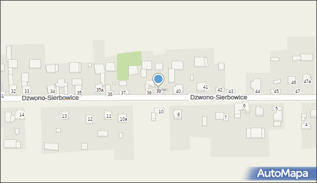 Dzwono-Sierbowice, Dzwono-Sierbowice, 39, mapa Dzwono-Sierbowice