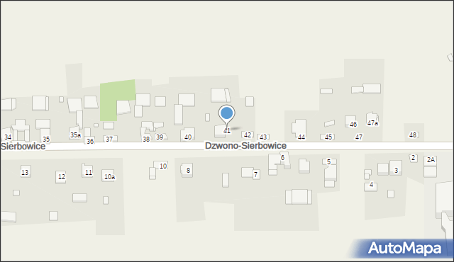 Dzwono-Sierbowice, Dzwono-Sierbowice, 41, mapa Dzwono-Sierbowice